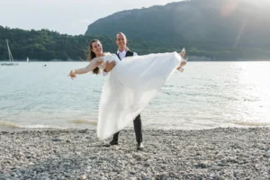 Croisière de mariage sur le Lac de Monteynard