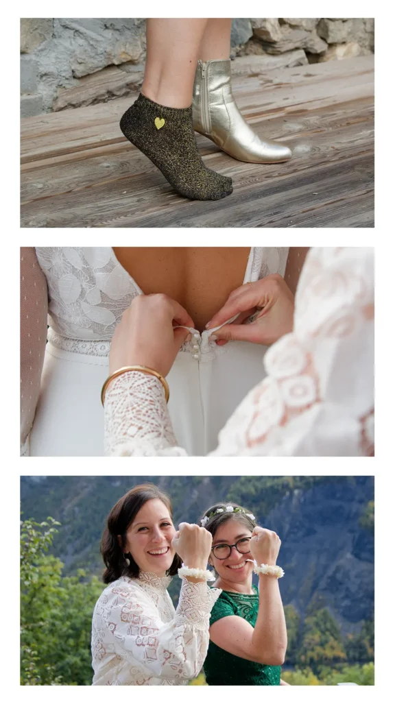 Préparatifs de la Mariée à Mizoen dans l'Oisans
