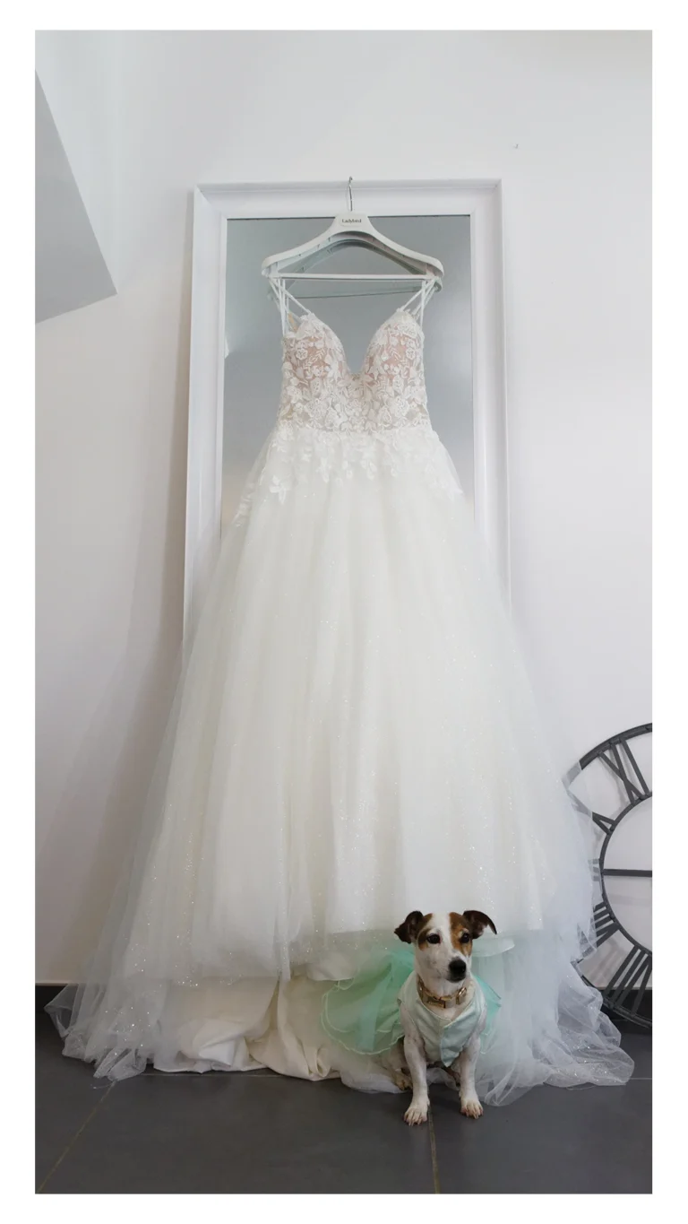 robe de la mariée à La Tuile aux Loups Corps