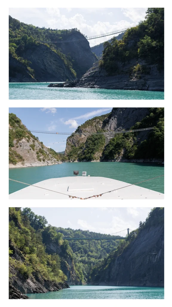Croisière panoramique La Mira au lac de Monteynard Isère