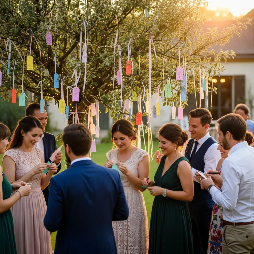 l arbre a voeux pour son mariage