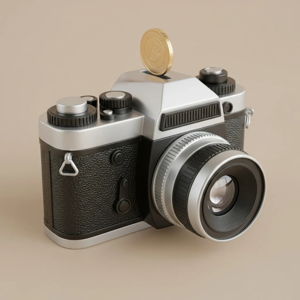 tirelire pour le photographe
