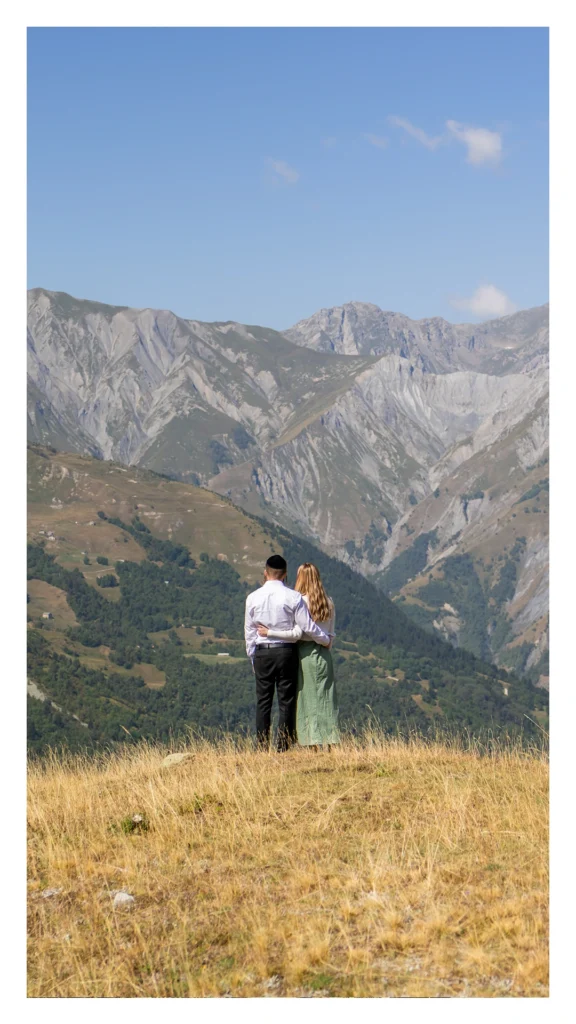 Jeunes mariés Alpes Savoie, séance photo exceptionnelle