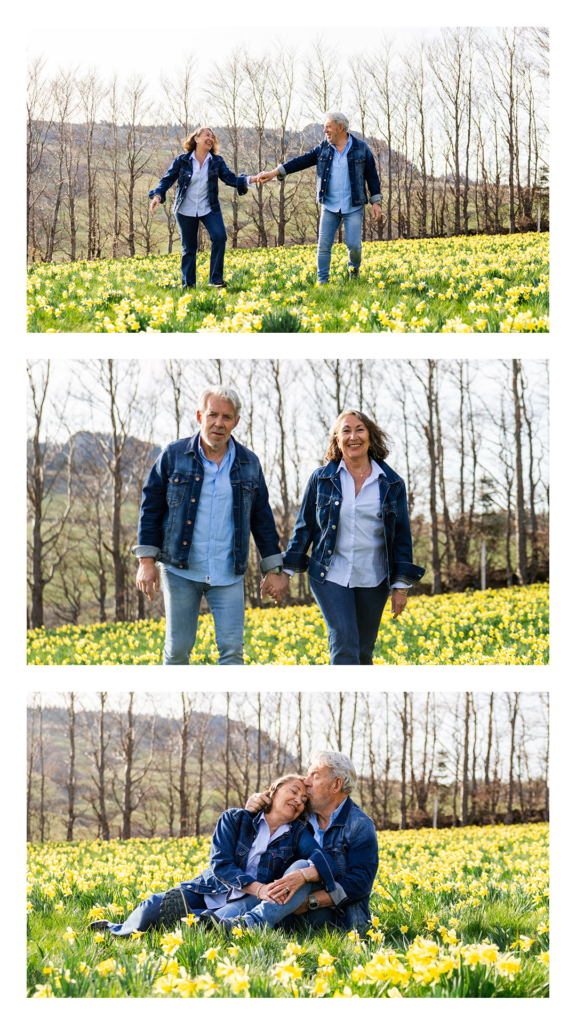 Séance photo lifestyle en Ardèche fleurs de printemps.