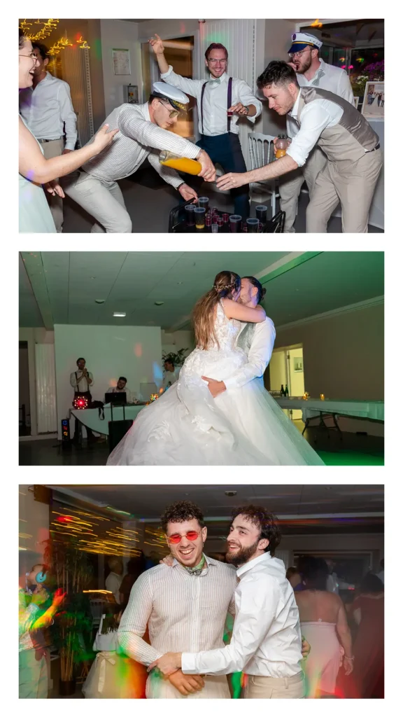 Soirée de folie au domaine Chloé du lac, mariage en Isère
