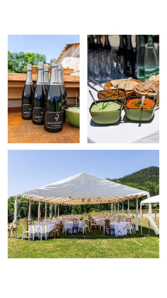 Détail mariage Cornillon en Trièves à la Maison-Ateliers