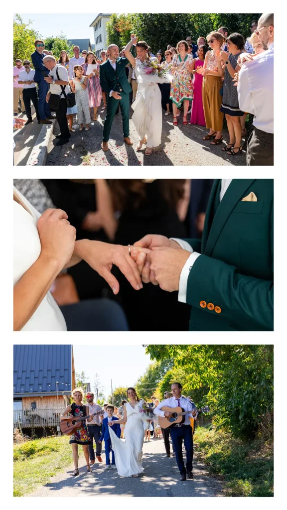 photo montage mairie de Saint Hilaire du Touvet mariage